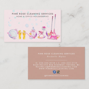 House Cleaning Services Business Card