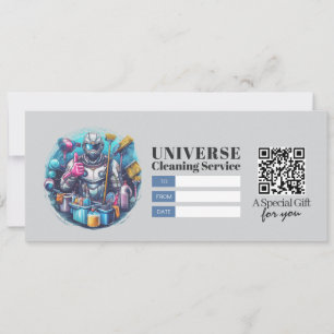 House Cleaning Services Gift Certificate Voucher Invitation