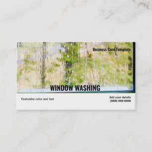 House Cleaning Window Washing Business Card