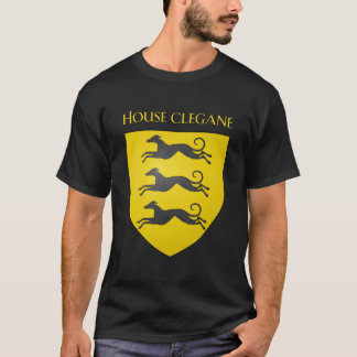 House Clegane Coat of Arms Heraldry Sigil  A Song  T-Shirt
