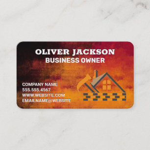 House Construction Builder Contractor Business Card
