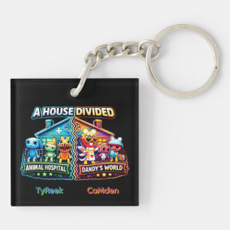 House Divided Animal Hospital vs Dandy’s World  Key Ring