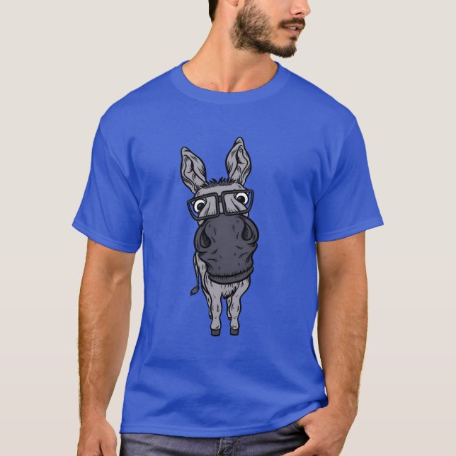 House Donkey Farm Horse Mule Pack Animal Donkey fr T-Shirt (Front)