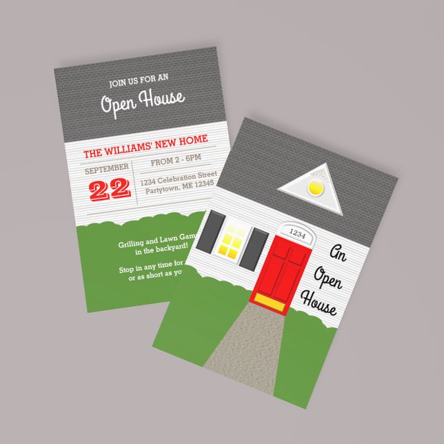 House Facade Open House Invitation (Creator Uploaded)