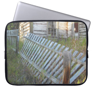 House Fence Portrait Laptop Sleeve
