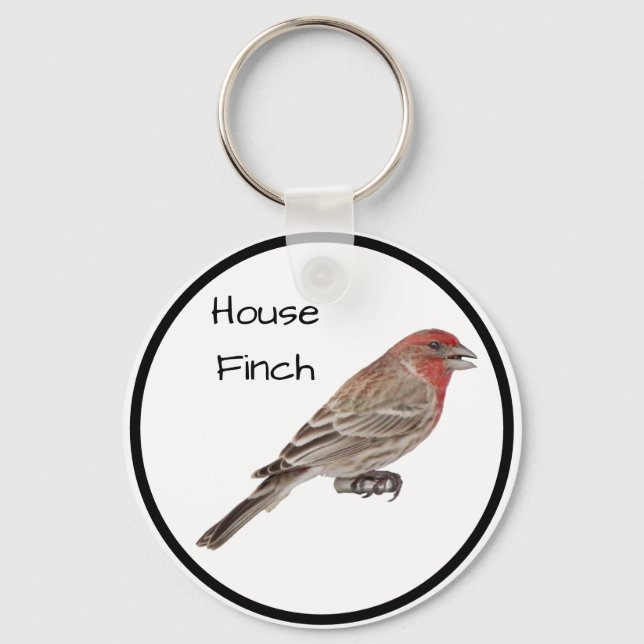 House Finch Key Ring (Front)