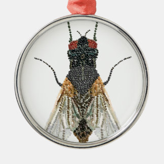 house fly . metal tree decoration