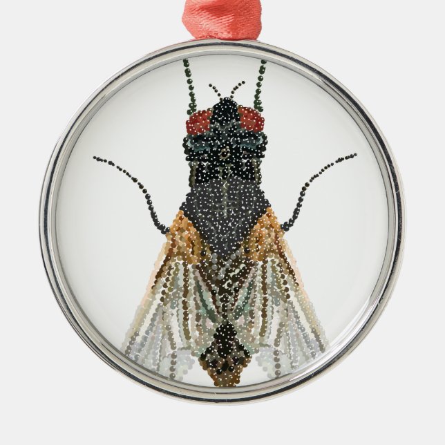 house fly . metal tree decoration (Front)