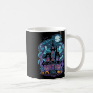 House Halloween Artworks Transylvania Mansion Coffee Mug