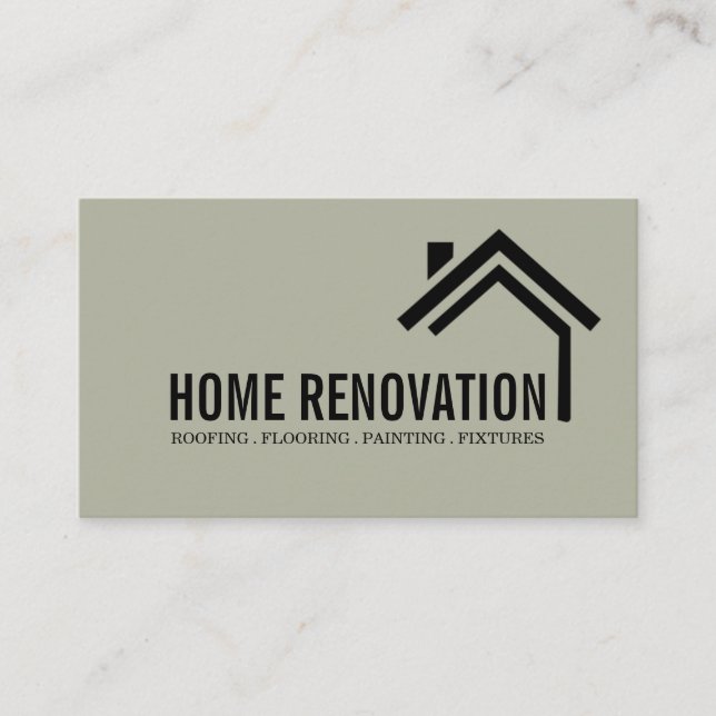 House Home Remodeling Renovation Construction Business Card (Front)