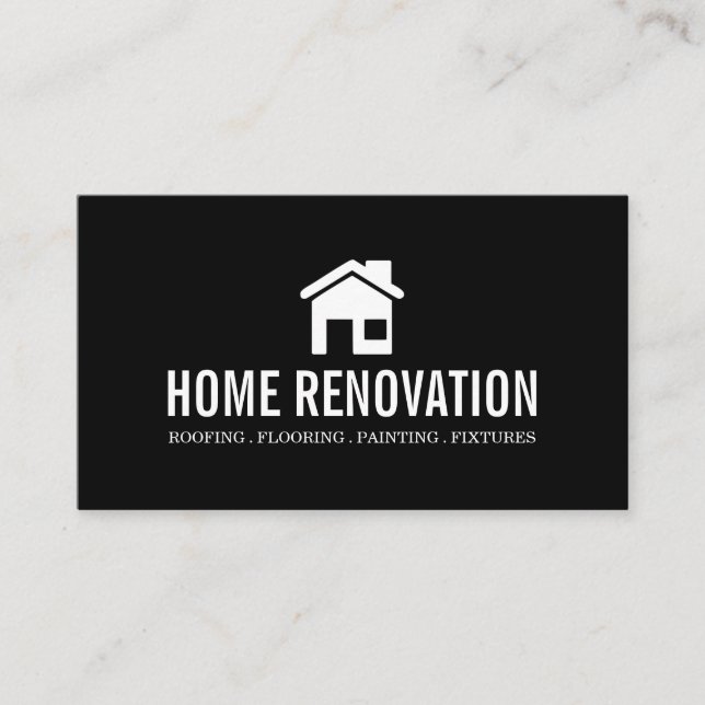 House Home Remodeling Renovation Construction Business Card (Front)