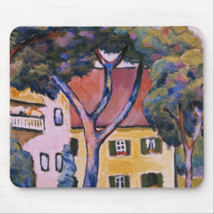 House in a Landscape Mouse Pad
