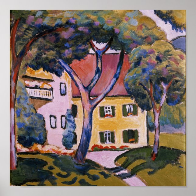 House in a Landscape Poster (Front)