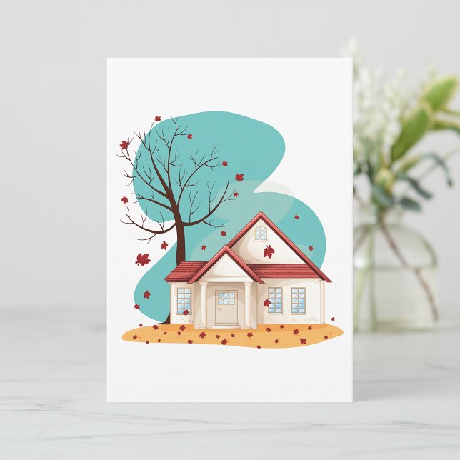 House In Autumn Invitations (Creator Uploaded)