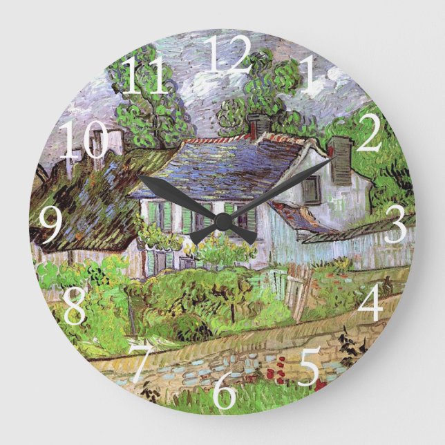 House in Auvers,Vincent van Gogh. Large Clock (Front)