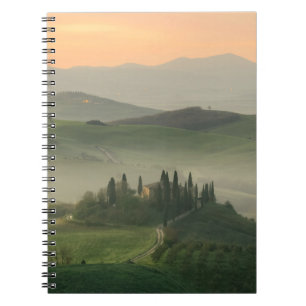 HOUSE IN MIDDLE OF GRASS FIELD NOTEBOOK