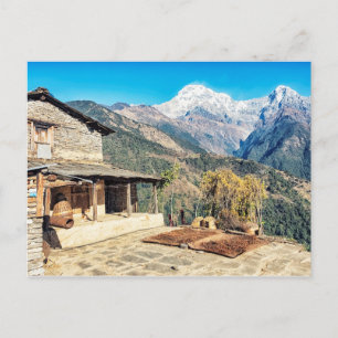 House in Nepal Postcard