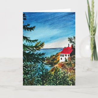 House in Oregon on Seaside Card