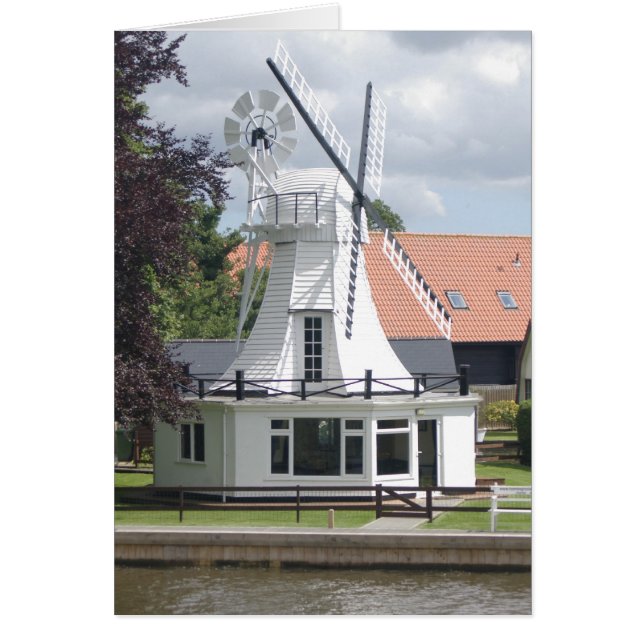House In The Style Of A Windmill At Norfolk Broads (Front)