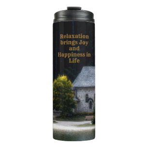 House in the woods  thermal tumbler