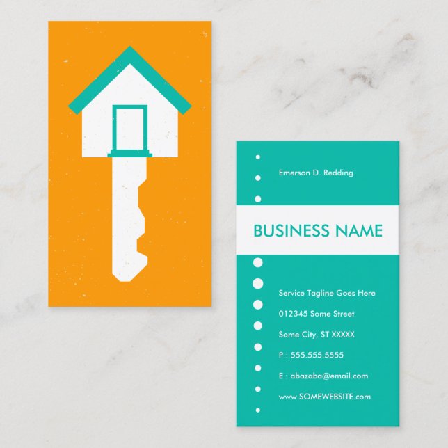 house key business card (Front/Back)