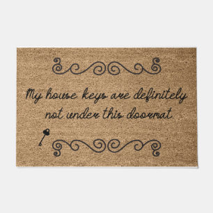House Keys Doormat