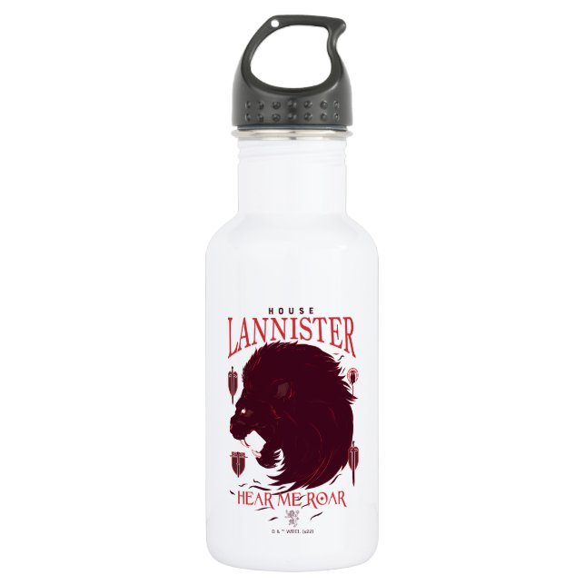 House Lannister - Hear Me Roar 532 Ml Water Bottle (Front)