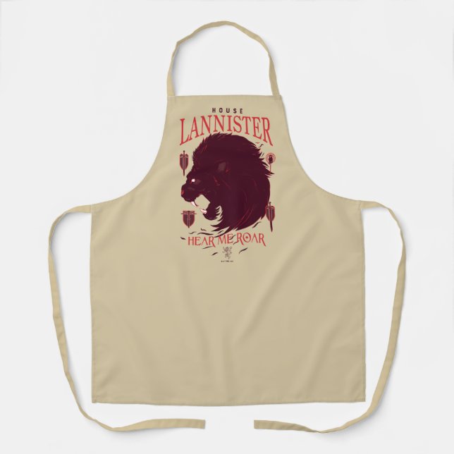 House Lannister - Hear Me Roar Apron (Front)