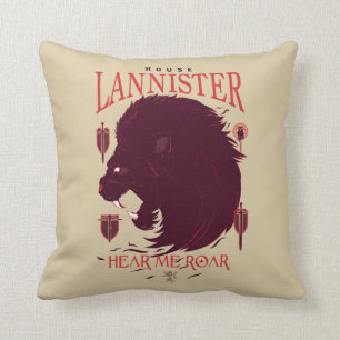 House Lannister - Hear Me Roar Cushion