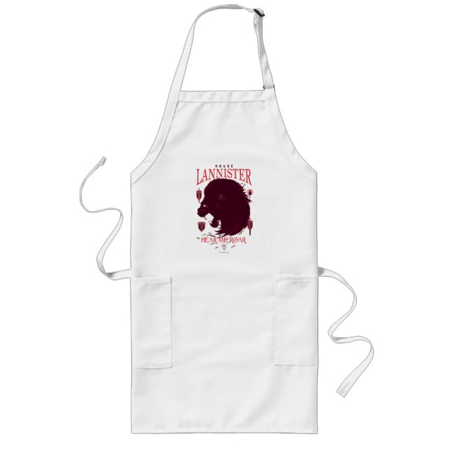 House Lannister - Hear Me Roar Long Apron (Front)