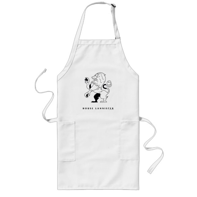 House Lannister Icon Long Apron (Front)