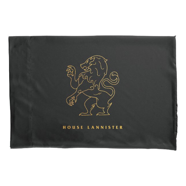 House Lannister Icon Pillowcase (Front)