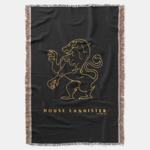 House Lannister Icon Throw Blanket