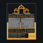 House Logo, Building Firm, Builders Advertising Flyer<br><div class="desc">House Logo,  Building Firm,  Builders Advertising Flyers By The Business Card Store.</div>