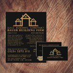 House Logo, Building Firm, Builders Advertising Flyer<br><div class="desc">House Logo,  Building Firm,  Builders Advertising Flyers By The Business Card Store.</div>