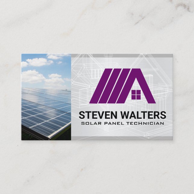 House Logo | General Contractor  Business Card (Front)