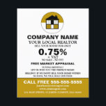 House Logo, Realtor, Estate Agent Advertising Flyer<br><div class="desc">House Logo,  Realtor,  Estate Agent Advertising Flyers By The Business Card Store.</div>
