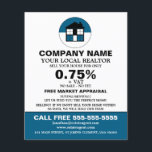 House Logo, Realtor, Estate Agent Advertising Flyer<br><div class="desc">House Logo,  Realtor,  Estate Agent Advertising Flyers By The Business Card Store.</div>