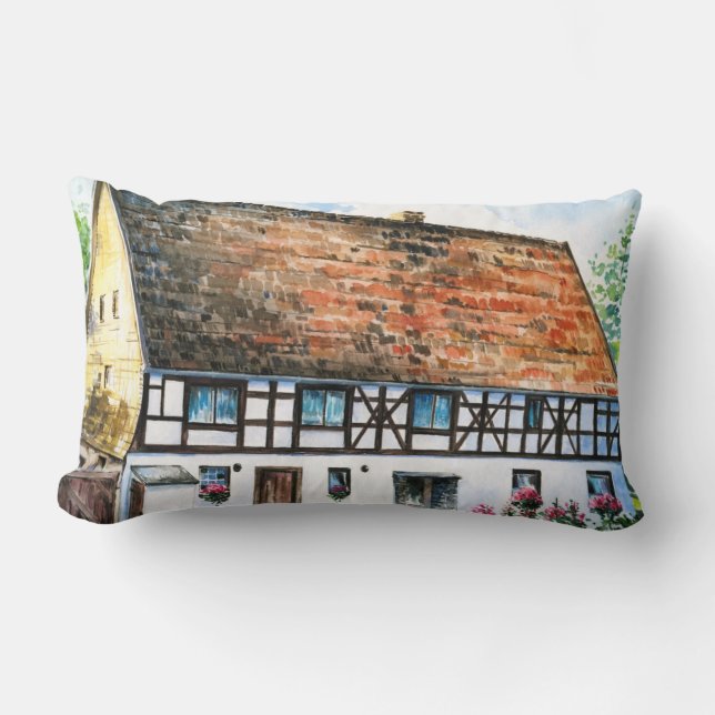 House Lumbar Cushion (Front)