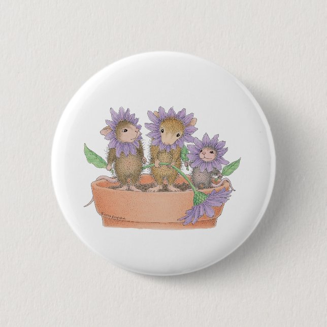 House-Mouse Designs® - 6 Cm Round Badge (Front)