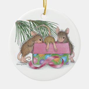 House-Mouse Designs® - Baby's First Christmas Ceramic Ornament