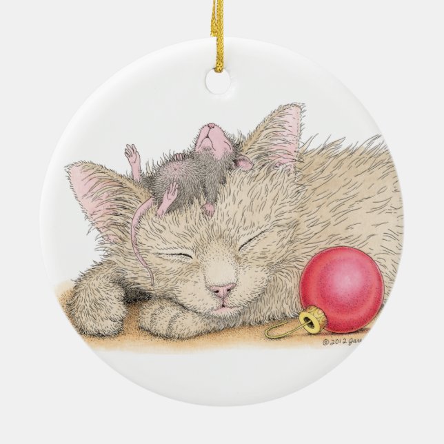 House-Mouse Designs® - Christmas Ornament (Back)