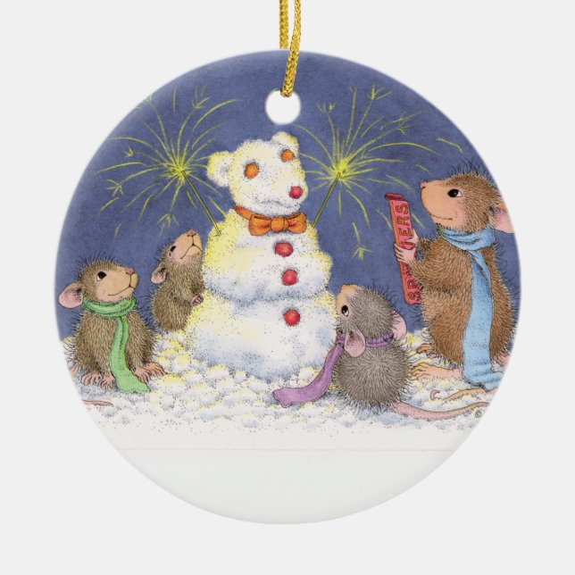 House-Mouse Designs® - Christmas Ornament (Front)
