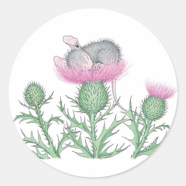 House-Mouse Designs® - Classic Round Sticker (Front)