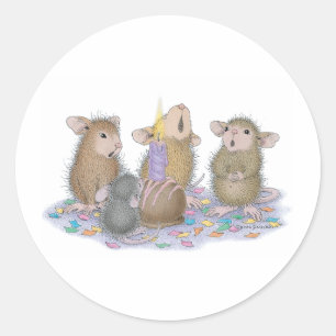 House-Mouse Designs® - Classic Round Sticker
