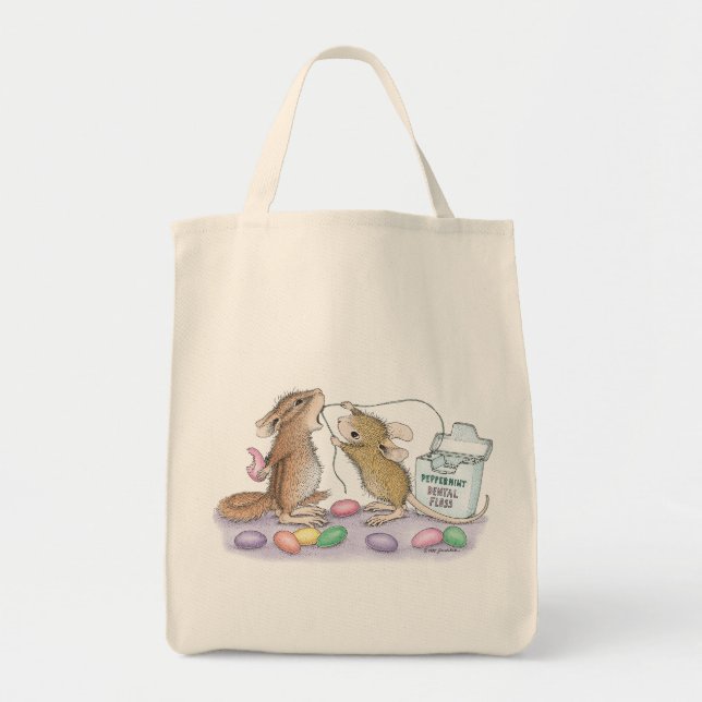 House-Mouse Designs® -  Grocery Tote Bag (Front)