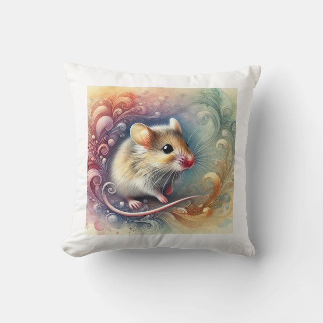 House Mouse in the Morning Light 260824AREF121 - W Cushion (Front)