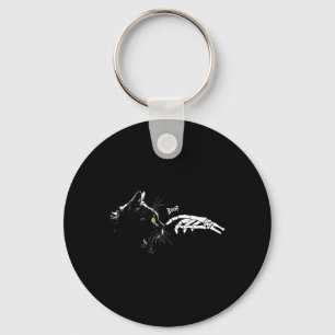 House Music Ghost Dj Optical Illusion Edm Hallowee Key Ring