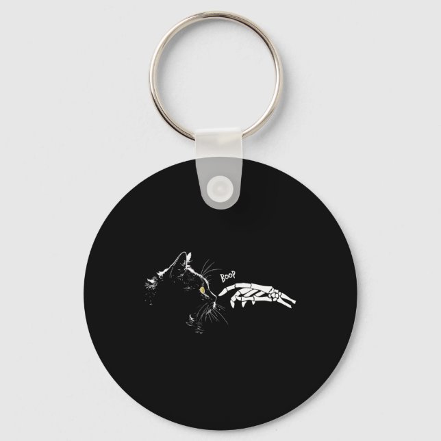 House Music Ghost Dj Optical Illusion Edm Hallowee Key Ring (Front)