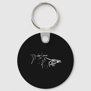 House Music Ghost Halloween Techno Rave Halloween Key Ring